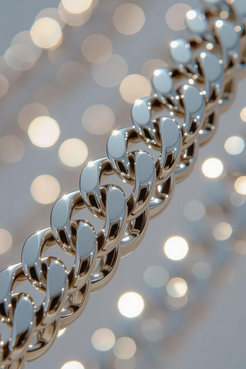 10mm Silver Stainless Steel Cuban Link Chain