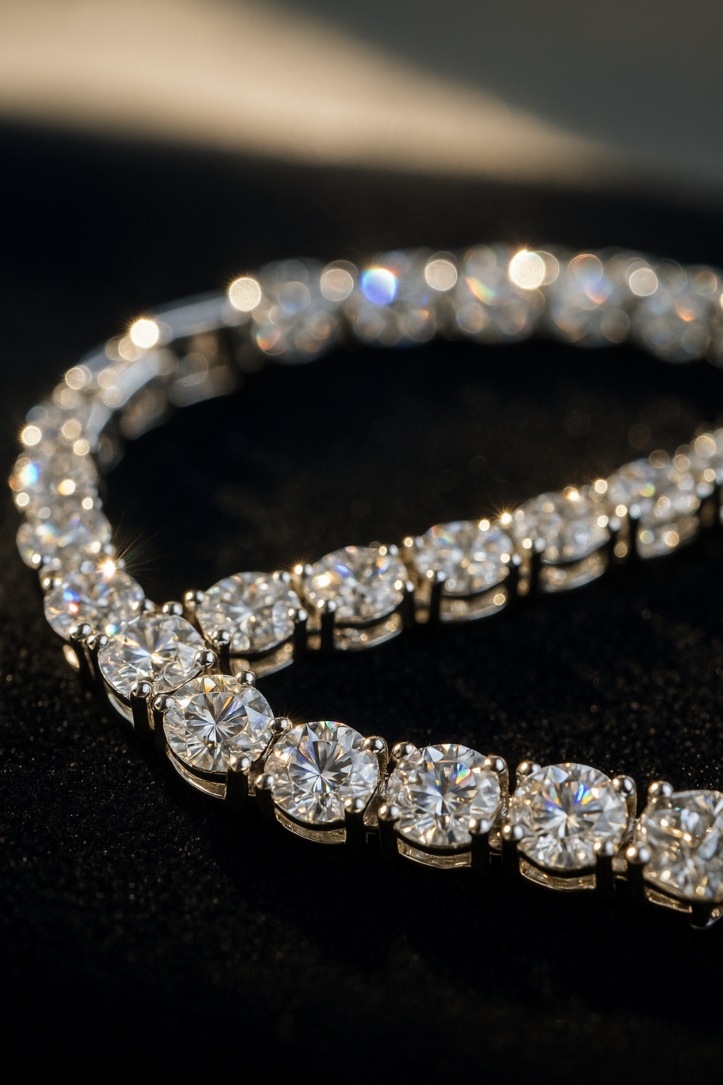 Moissanite Tennis Chain Bracelet