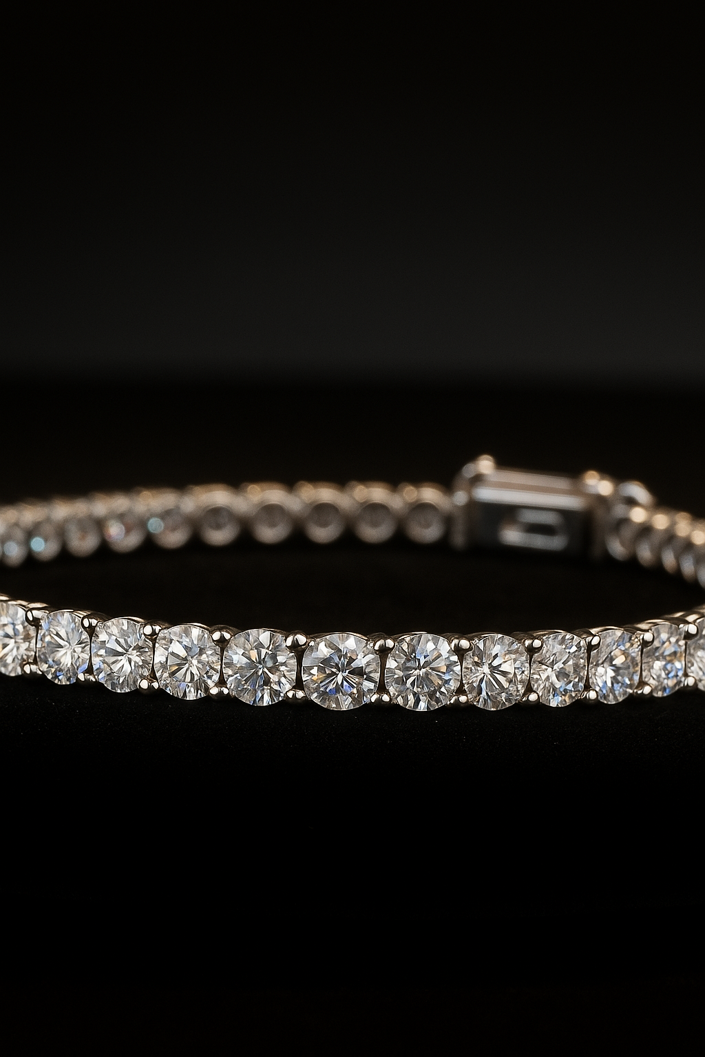 Moissanite Tennis Chain Necklace