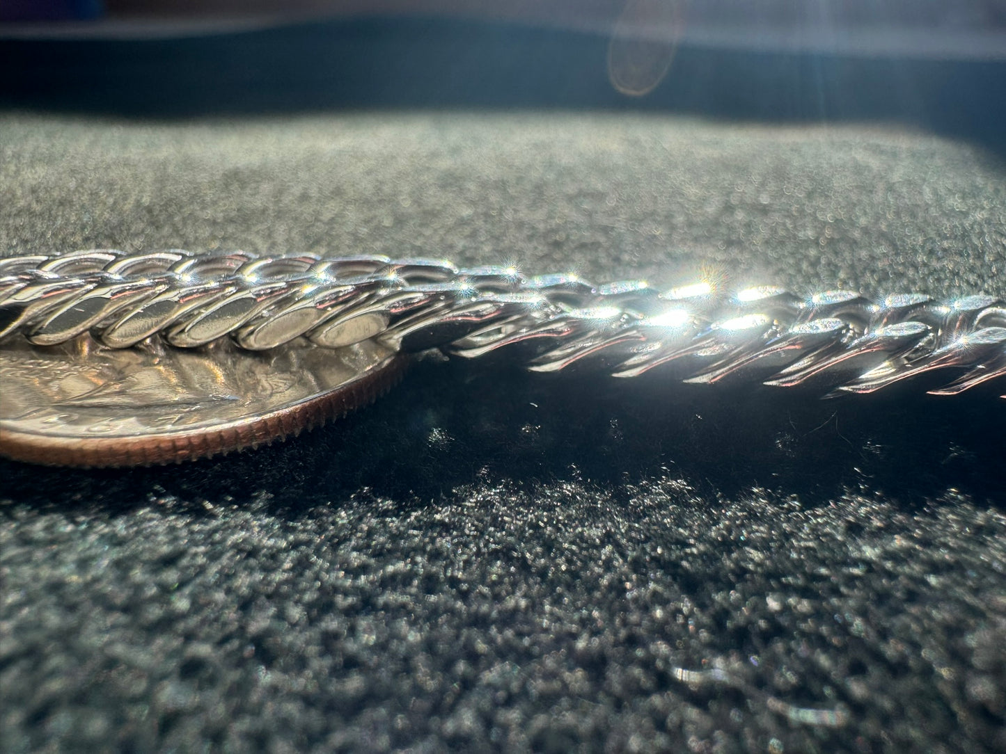 8mm Silver Stainless Steel Cuban Link Chain